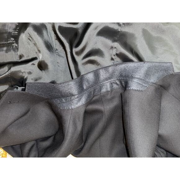 Joseph Abboud 100% Wool Black Three Button Single Breasted Blazer Men’s Sz 41L - Picture 6 of 10